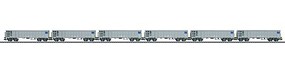 Marklin Type Fas High-Side Gondola 6-Pack 3-Rail Ready to Run SBB Cargo (Era VI, gray) Marklin Type Fas High-Side Gondola 6-Pack 3-Rail Ready to Run SBB Cargo (Era VI, gray)