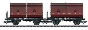 Marklin Container Flatcar w/24 Cubic Meter Container Load HO Scale Model Train Freight Car #48274