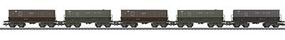 Marklin Mineraliers Type Fad Ore Car 5-Pack HO Scale Model Train Freight Car #48434 Marklin Mineraliers Type Fad Ore Car 5-Pack HO Scale Model Train Freight Car #48434