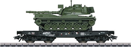 Marklin DB HD FltCar w/M48 Tank