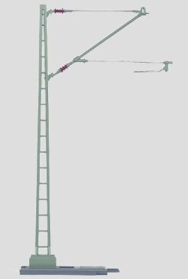 Marklin DB Catenary Feeder Mast HO Scale Model Railroad Trackside Accessory #5633