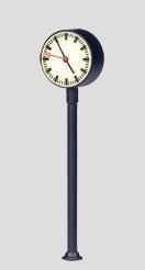 Marklin Illuminated Station Platform Clock HO Scale Model Railroad Street Light #72815