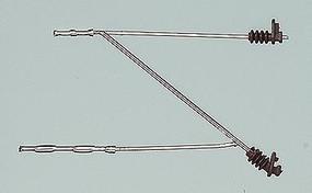 Marklin Catenary Single Outrigger Arm Pkg(5) HO Scale Model Railroad Trackside Accessory #74151 Marklin Catenary Single Outrigger Arm Pkg(5) HO Scale Model Railroad Trackside Accessory #74151