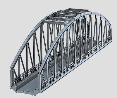 Marklin C Track Arched Bridge 14-3/16 HO Scale Model Railroad Bridge #74636