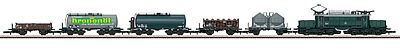 Marklin Era III OBB Freight Transport Train-Only Austrian Federal RR Z Scale Model Train Set #81301