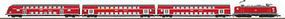 Marklin Class 143 Electric Bi-Level Commuter Train German RR Z Scale Model Train Set #81444 Marklin Class 143 Electric Bi-Level Commuter Train German RR Z Scale Model Train Set #81444