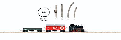 Marklin Steam Freight Starter Set - Standard DC - German Federal RR Z Scale Model Train Set #81569
