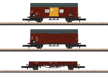 Marklin DR Freight Car Set /3 - Z-Scale