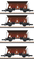 Marklin Coal Trans 4Car Add (EX) Z-Scale Marklin Coal Trans 4Car Add (EX) Z-Scale