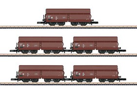 Marklin DR Hopper 5-Car Set Z-Scale Marklin DR Hopper 5-Car Set Z-Scale