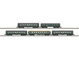 Marklin K.Bay Express 3-Car Set Z-Scale Marklin K.Bay Express 3-Car Set Z-Scale