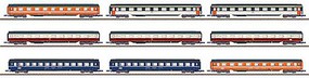 Marklin MHI Exclusiv Eurofima Passenger Car Assortment 9 Different Cars Z-Scale Marklin MHI Exclusiv Eurofima Passenger Car Assortment 9 Different Cars Z-Scale