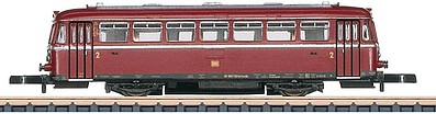 Marklin Class VT 98 Diesel Rail Car - Standard DC German Federal Railroad DB (Era III, red) - Z-Scale