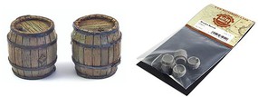 Matho 1/35 Wooden-Type Barrels, Resin (2) Matho 1/35 Wooden-Type Barrels, Resin (2)