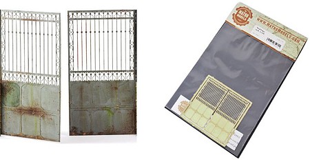 Matho Metal Fence Gate, Photo-Etch Plastic Model Diorama Kit 1/35 Scale #35060