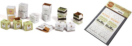 Matho Cardboard Boxes Wine, Printed Paper (24) Plastic Model Diorama Kit 1/35 Scale #35090