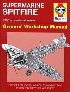 Motorbooks Supermarine Spitfire 1936 Onwards Owners Workshop Manual Model Instruction Manual #4620