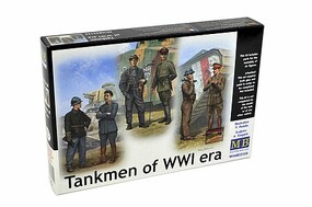 French, German, British Private & Officer Tankmen Plastic Model Figure Kit 1/35 #35134