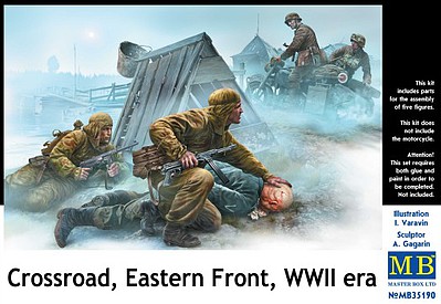 Master-Box WWII Crossroad Off & Mtrc 1-35