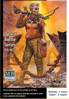 Master-Box Long Distance Raid Skull Clan Leader Hanna Plastic Model Military Figure Kit 1/35 #35214