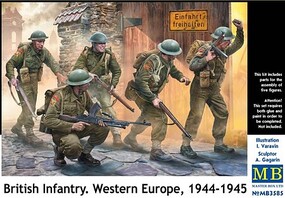 Master-Box British Infantry w/Weapons '44-45 1-35 Master-Box British Infantry w/Weapons '44-45 1-35