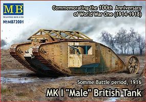 British Male Mk I Tank Somme Battle 1916