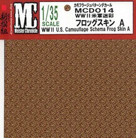 Meister 1/35 WWII US Camouflage Schema Frog Skin A (4.75''x6.75'') (D) Meister 1/35 WWII US Camouflage Schema Frog Skin A (4.75''x6.75'') (D)