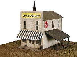 Micro-Engr Groger's Grocery Model Train Building HO-Scale #70604