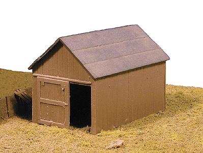 Micro-Engr Small Shed Model Train Building HO-Scale #70605