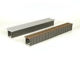Micro-Engr Deck Girder Bridge w/Open Deck Kit 85' Model Train Bridge HO Scale #75505