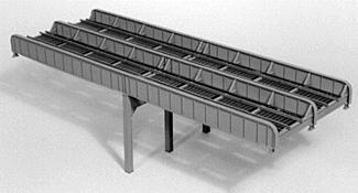 Micro-Engr 100 Through Girder Bridge - Double-Track Model Train Bridge HO Scale #75523