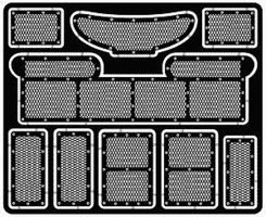 Model-Car-Garage 1996 Thunderbird Stock Car Grille & Duct Works Plastic Model Accessory Kit 1/24 Scale #2100 Model-Car-Garage 1996 Thunderbird Stock Car Grille & Duct Works Plastic Model Accessory Kit 1/24 Scale #2100