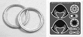 Model-Car-Garage Wingbat Billet Style Steering Wheel (PE) Plastic Model Accessory Kit 1/24-1/25 Scale #2171 Model-Car-Garage Wingbat Billet Style Steering Wheel (PE) Plastic Model Accessory Kit 1/24-1/25 Scale #2171
