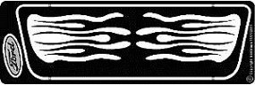 Model-Car-Garage Ford Custom Billet Style Truck Grille Speed Flame Plastic Model Accessory 1/25 Scale #2227 Model-Car-Garage Ford Custom Billet Style Truck Grille Speed Flame Plastic Model Accessory 1/25 Scale #2227