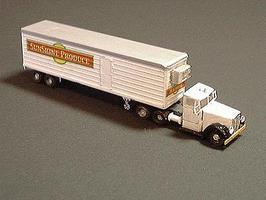 Micro-ArtMicron Semi trk w/40' pnl trlr Z-Scale Micro-ArtMicron Semi trk w/40' pnl trlr Z-Scale