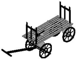 Micro-ArtMicron Baggage carts 4/ N-Scale (4) Micro-ArtMicron Baggage carts 4/ N-Scale (4)