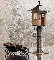 Micro-ArtMicron Railroad Watchman's Tower HO-Scale Micro-ArtMicron Railroad Watchman's Tower HO-Scale