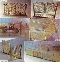 Micro-ArtMicron Set of Various Gates 11/ HO-Scale (11) Micro-ArtMicron Set of Various Gates 11/ HO-Scale (11)