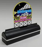 Desk Top MTH Electric Trains Neon Animated Billboard Office Supply #2250
