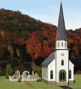 Micro-Structures St. Marys Church Kit N/Z Scale Model Building #229700