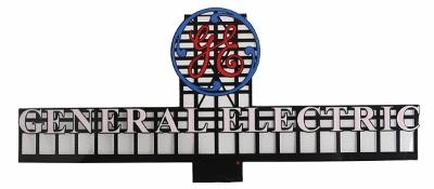 Micro-Structures General Electric Animated Neon Billboard HO Scale Model Railroad Billboard #2781