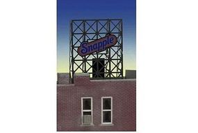 Snapple Animated Rooftop Billboard Lattice Support N Scale Model Railroad Sign #338905