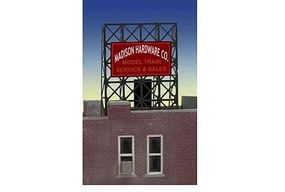 Micro-Structures Madison Hardware Animated Billboard Lattice Support N Scale Model Railroad Sign #338920 Micro-Structures Madison Hardware Animated Billboard Lattice Support N Scale Model Railroad Sign #338920