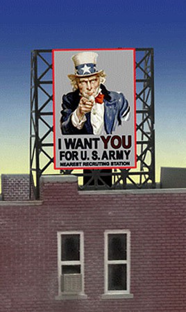 Micro-Structures N/z UNCLE SAM ROOFTOP SIGN