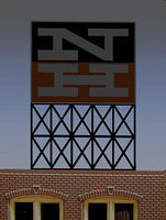 Micro-Structures New Haven Railroad Animated Neon Billboard HO Scale Model Railroad Billboard Sign #5081 Micro-Structures New Haven Railroad Animated Neon Billboard HO Scale Model Railroad Billboard Sign #5081