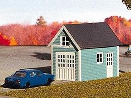 Micro-Structures One-Car Garage (Photo Etched Brass Kit) N Scale Model Railroad Building #601003
