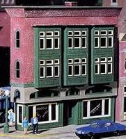 Micro-Structures Triangle Hotel & Bar Kit N Scale Model Railroad Building #604040
