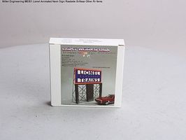 Micro-Structures Lionel Animated Neon Roadside Billboard