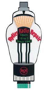 Micro-Structures Rylies Radio Repair Animated Neon Billboard Model Railroad Lighting Kit #8881