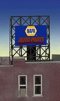 Micro-Structures NAPA Auto Parts Underlined Logo Flashing Neon Sign HO Scale Model Railroad Sign #8895 Micro-Structures NAPA Auto Parts Underlined Logo Flashing Neon Sign HO Scale Model Railroad Sign #8895